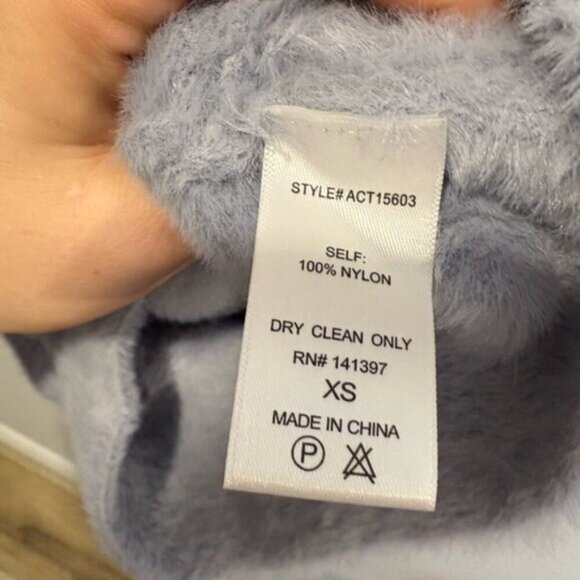 ASTR the label Womens Sheresa Plush Furry Wrap Sweater - Picture 8 of 8